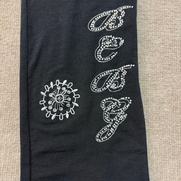 BCBG Max Azria Black Rhinestone Tracksuit Set – Size M 1758 - Picture 7 of 9